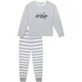 Schiesser Nachtkledij 'Teens Nightwear' crème / grijs gemêleerd