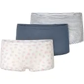 Schiesser Onderbroek duifblauw / lichtgrijs / lichtroze / wit