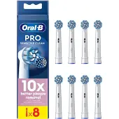 Oral-B Pro Sensitive Clean Blanc (8 pièces)