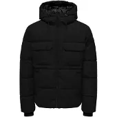 Only & Sons Junior Tussenjas 'OSJELIJAH' zwart