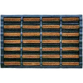 GereedschapXXL Borstelmat 40x60 cm: Kokosvezels + Rubber, ideaal voor vuilverwijdering.