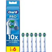 Oral-B - Pro Precision Clean Toothbrush Heads - 6 Counts - White