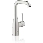 GROHE Essence new l size wastafelkraan met waste supersteel