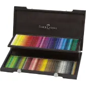 Faber-Castell kleurpotloden - Polychromos - 120 stuks in houten koffer - FC-110013