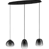 Eglo Aguilares Hanglamp - E27 - 84 cm - Glas - Zwart
