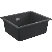 GROHE - Composiet spoelbak K700 met waste, 53x46 cm, grafiet zwart 31654AP0
