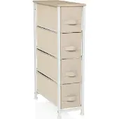 Hjh LIVING Kast FOLDRESS S 20x48x75cm 4 vakken beige
