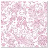Papstar 50 Servetten ROYAL Collection 1/4 vouw 40 cm x 40 cm lila Linum