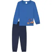 Schiesser Nachtkledij 'Boys World' blauw