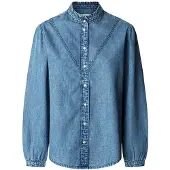 Pepe Jeans Blouse blauw denim