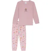 Schiesser Nachtkledij 'Horse World' blauw / oudroze