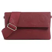 Valentino schoudertas Samba Re Pochette Rosso Scuro wijnrood