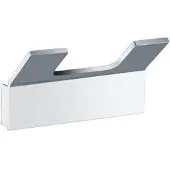 Eastbrook Vercelli messing handdoekhaak met hoek dubbel chroom