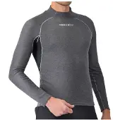 Castelli - Flanders 2 Long Sleeve - Fietsonderhemd XXL, grijs