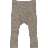 Mikk-Line - Kid's Merino Wool Legging - Merino-ondergoed 104, bruin