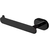 Eastbrook Salerno messing toiletrolhouder zwart mat