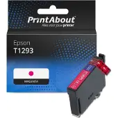 PrintAbout Inktcartridge T1293 Magenta geschikt voor Epson