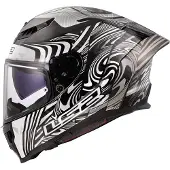 LS2 LS2FF807DragonEnthumZilverIntegraalhelm Maat XL