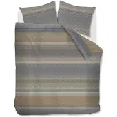 Kardol Dekbedovertrek Beaming Blauw Grijs Satijn-240 x 200 / 220 cm | Lits-Jumeaux