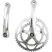 Stronglight Impact Crankset 9/10-speed 34/48T, zilver 165mm 2022 Crankstellen