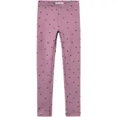 Name It Kids Leggings 'NKFDAVINA' mauve / zwart