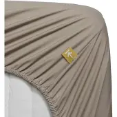 Beddinghouse Hoeslaken Sand (Percal)-90 x 220 cm