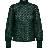 ONLY Blouse 'AVERY' donkergroen