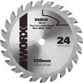 WORX Cirkelzaagblad Hout Wa5046 - 120mm - 24t - Hardmetaal