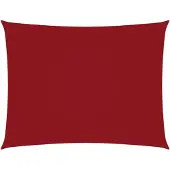 vidaXL Zonnescherm rechthoekig 2,5x3 m oxford stof rood