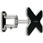 Puremounts TV-muurbeugel PM-Style-37C - Plat, volledig beweegbaar, kantelbaar, draaibaar voor tv's tot 94 cm / 37 inch / VESA 200