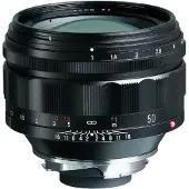 Voigtländer Nokton 50mm f/1.0 VM Leica M-mount objectief Zwart