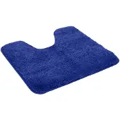 Kinzler J-10002/104 Koningsblauwe badmat, microvezel, 50x55 cm met uitsparing