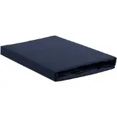 Ambiante Katoen - Topper Hoeslaken - 120x200 - Donker Blauw