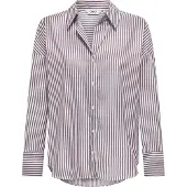 ONLY Blouse 'ONLOregon' wijnrood / wit