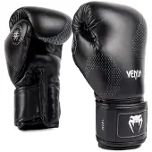 Venum Nexus Bokshandschoenen - 14oz - Zwart/Zilver - Premium Kunstleder