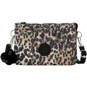 Kipling Schoudertas 'Riri' beige / lichtbeige / zwart