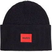 HUGO Muts 'Saffa' bloedrood / zwart