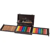 Faber-Castell kleurpotloden - Art&Graphic assortiment - houten kist 125 stuks - FC-110085