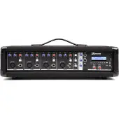 Power Dynamics PDM-C405A 4 kanaals mixer met ingebouwde versterker