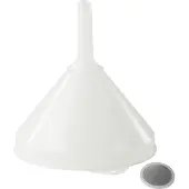 Hünersdorff Trechter | d. 208/20 mm | hoogte 218 mm | hogedruk-polyethyleen natuur | met zeef | 1 stuk - 951200 - 951200