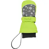 Playshoes wanten sneeuwvlok junior polyester groen jaar