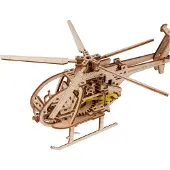Wooden City Constructie-helikopter Jongens Hout Bruin 173-delig