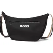 BOSS Schoudertas 'Catch' zwart / wit