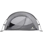 Littlelife strandtent 85 x 72 x 133 cm katoen groen/grijs
