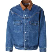 Levi's Tussenjas 'Western Shorthorn Trucker Jacket' blauw denim