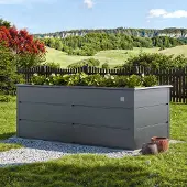 PRIMEYARD 100 x 200 x 78 cm Moestuinbak, staal, antraciet