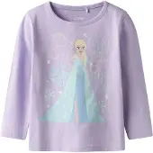 TWO SOON Shirt 'Frozen' lichtblauw / lichtgeel / sering / wit