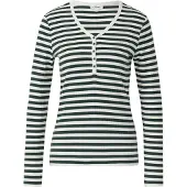 s.Oliver Shirt donkergroen / wit