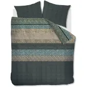 Beddinghouse Dekbedovertrek Enzo Green Flanel-260 x 200 / 220 cm | Extra Breed