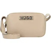 HUGO Schoudertas 'Mel 2.0' beige / zwart